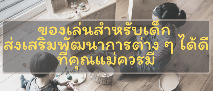 8 ของเล่นสำหรับเด็ก ส่งเสริมพัฒนาการต่าง ๆ ได้ดีที่คุณแม่ควรมี