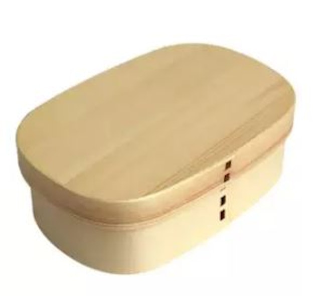 No Brand Vintage Wooden Lunchbox 1