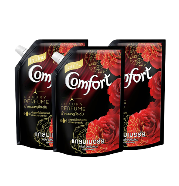 Comfort น้ำยาปรับผ้านุ่ม Luxury Perfume กลิ่น Glamorous 1