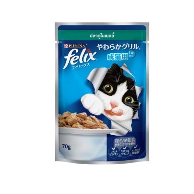 Purina Felix อาหารแมว ปลาทูน่าในเยลลี่ 1