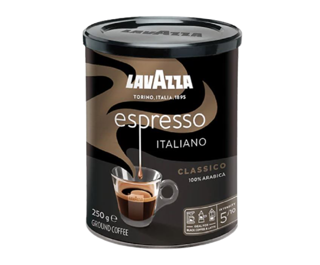 LAVAZZA กาแฟสดคั่วแบบบด Espresso Italiano Classico 1