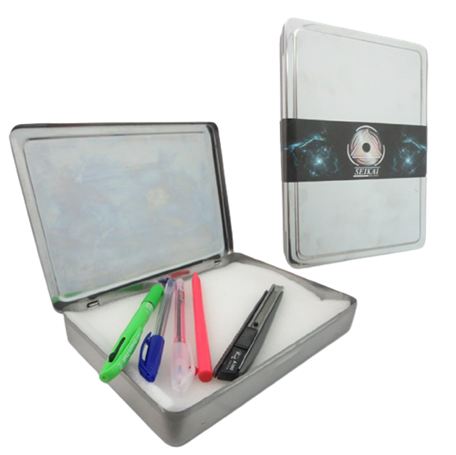 Seikai กล่องดินสอ/กระเป๋าดินสอ สำหรับเด็กมหาลัย กล่องสเตนเลสอเนกประสงค์ 1