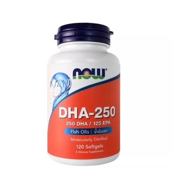 Now น้ำมันปลา โอเมก้า 3 Fish Oil DHA-250/EPA 125 1