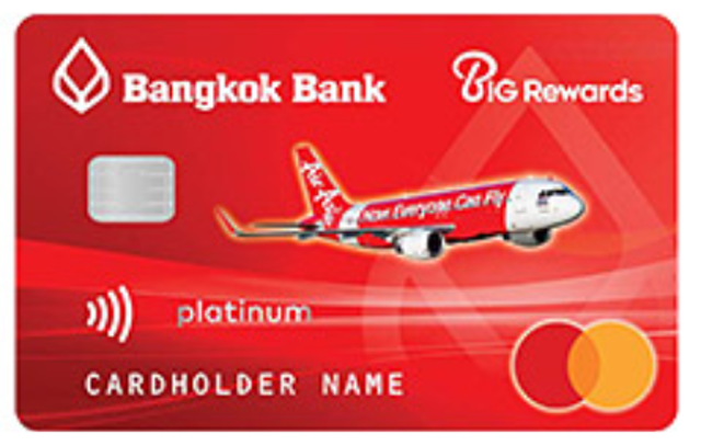 Bangkok Bank บัตรเครดิตกรุงเทพ - บัตรเครดิตแอร์เอเชีย 1