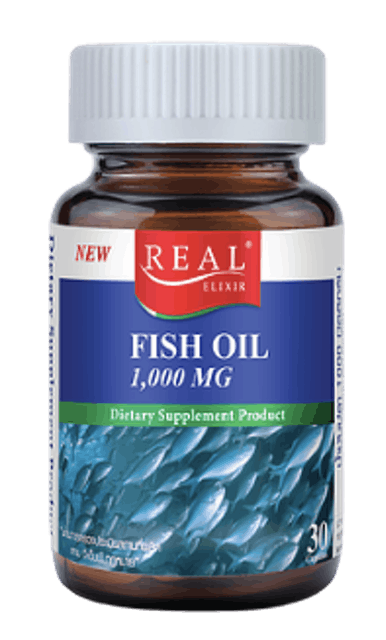 Real Elixir  น้ำมันปลา โอเมก้า 3 Fish Oil 1