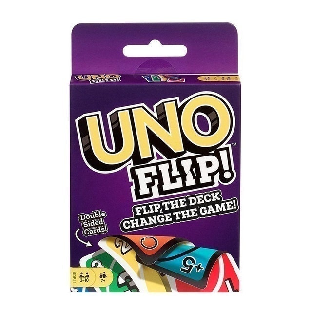 Mattel ของขวัญวันเกิดเด็ก UNO Flip Card Game 1