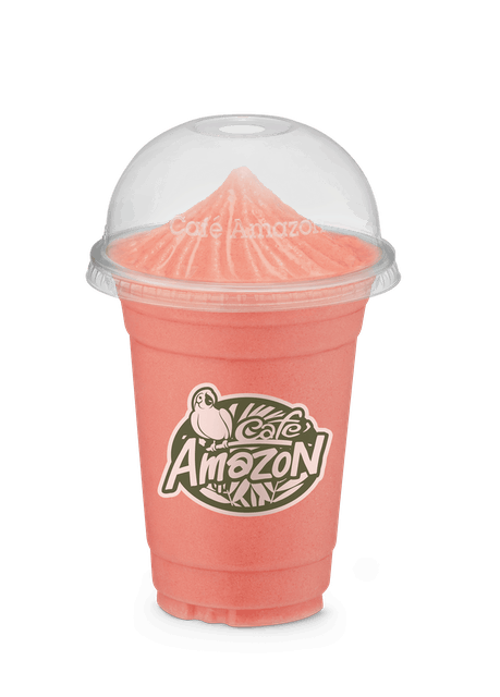 Café Amazon เมนูอเมซอน เพื่อสุขภาพ โยเกิร์ตสมูทตี้สตรอว์เบอร์รี 1