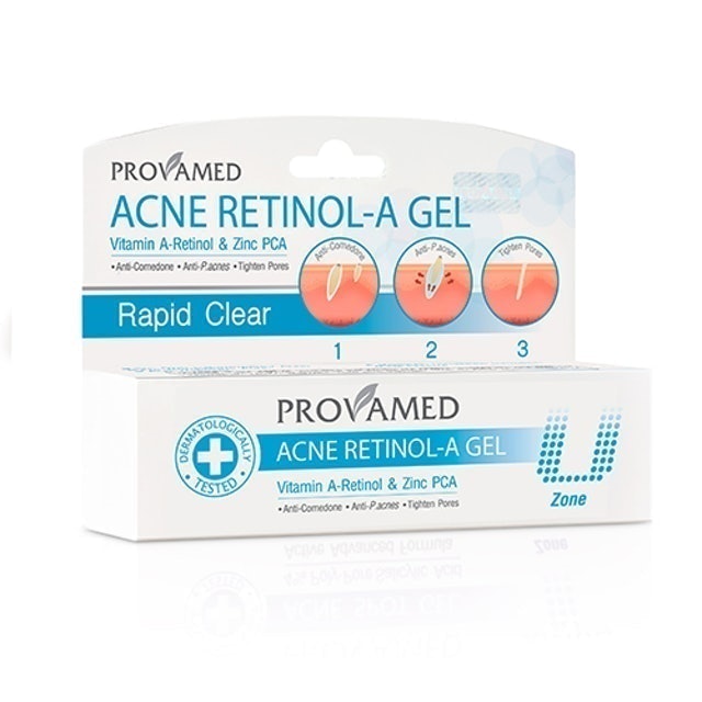 Provamed ครีมลดสิวอุดตัน Acne Retinol-A Gel 1