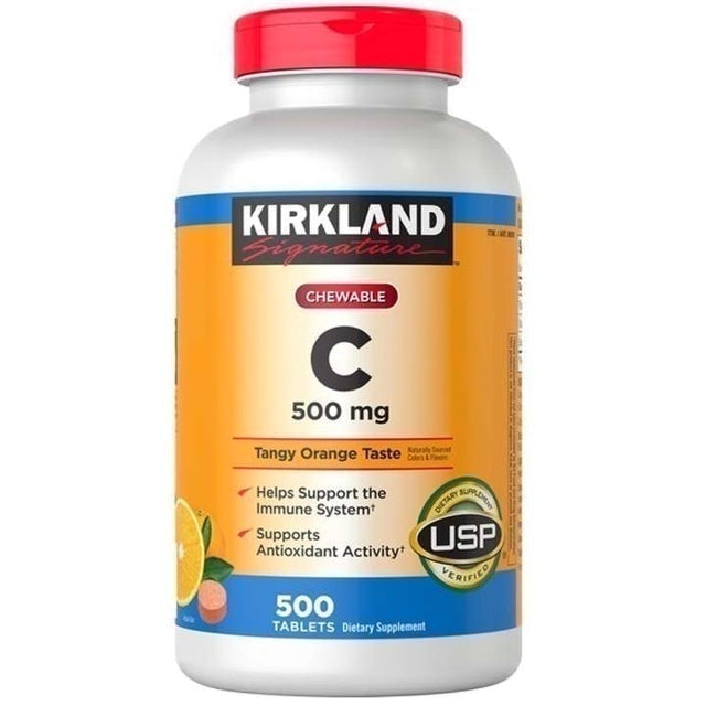 Kirkland Signature วิตามินซี Chewable Vitamin C 500 mg 1