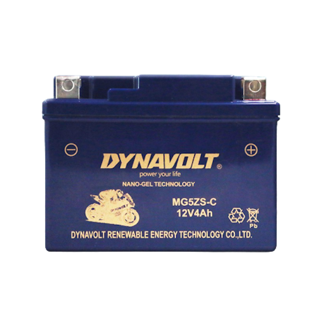 แบตเตอรี่รถมอเตอร์ไซค์ DYNAVOLT รุ่น MG5ZS