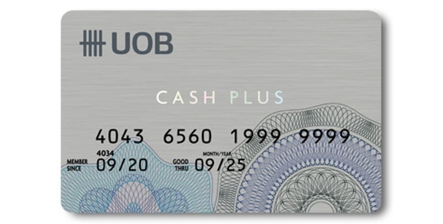 บัตรเครดิตผ่อนสินค้า UOB Cash Plus รูป 1