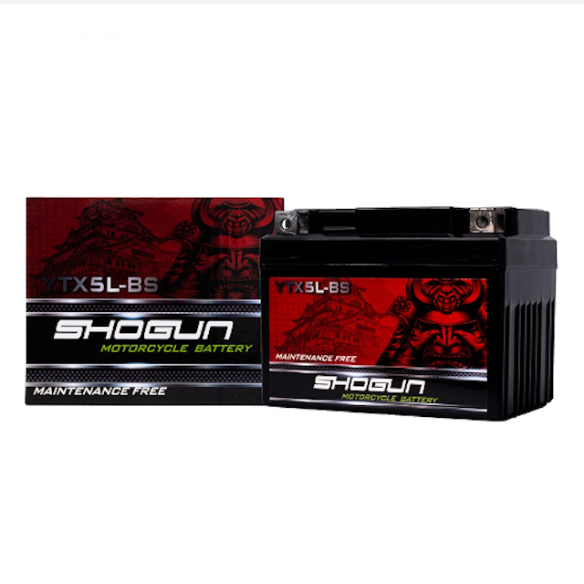 แบตเตอรี่รถมอเตอร์ไซค์ Giant รุ่น SHOGUN YTX5L-BS